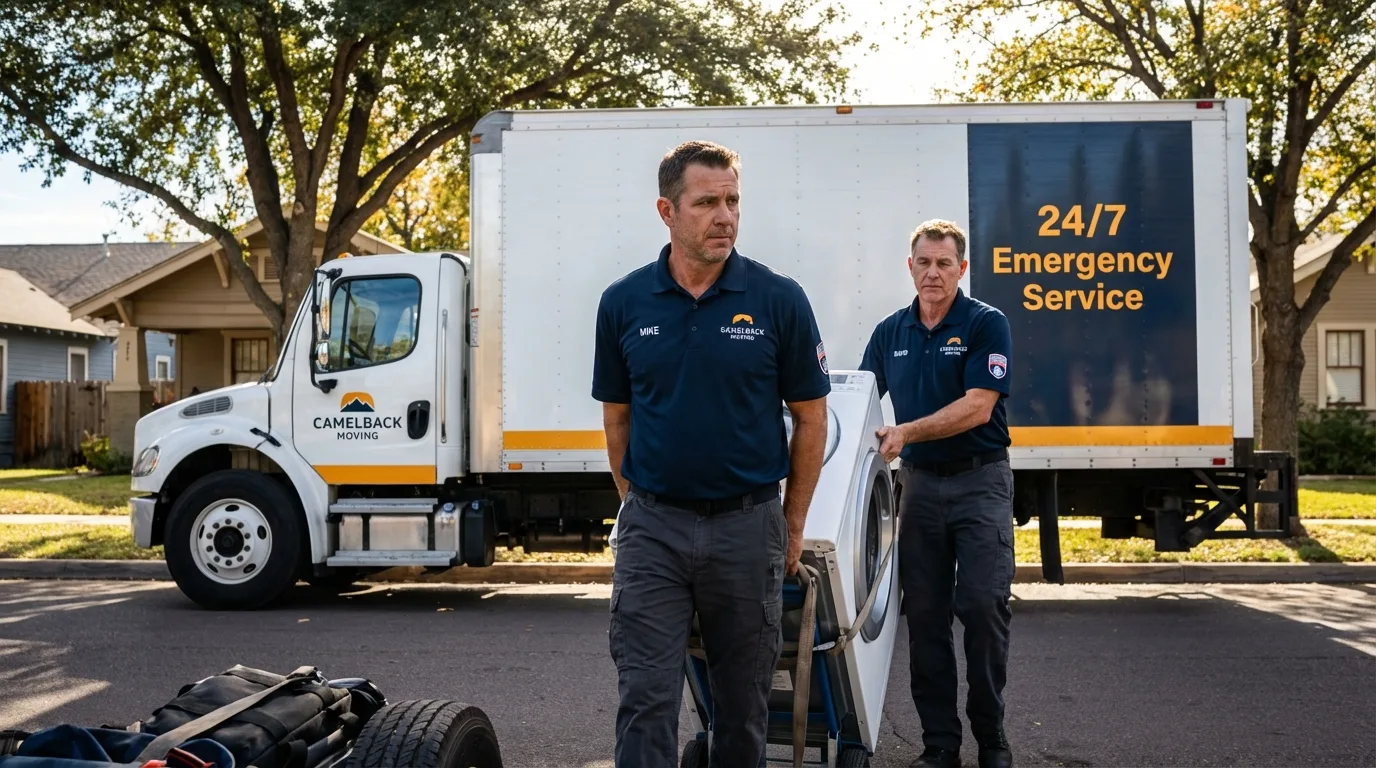 CamelBack Moving crew loading furniture in South River, NJ